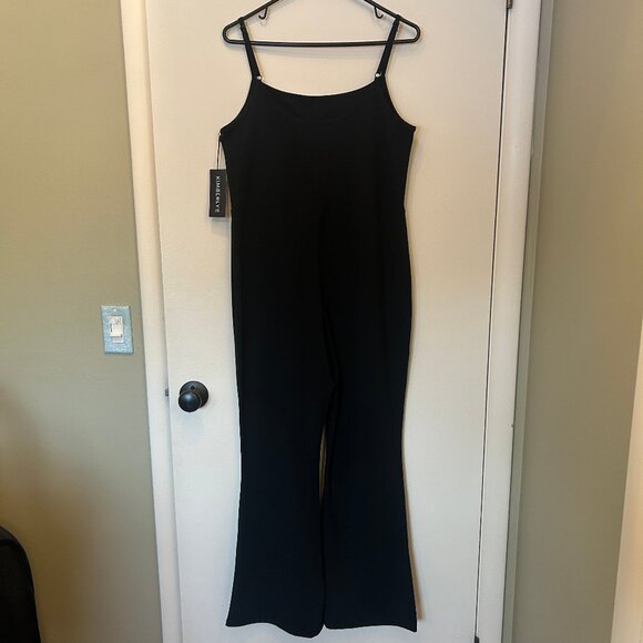 NWT Kimberly C black Curvy Groovy Flare Jumpsuit sz 1X - Picture 6 of 11